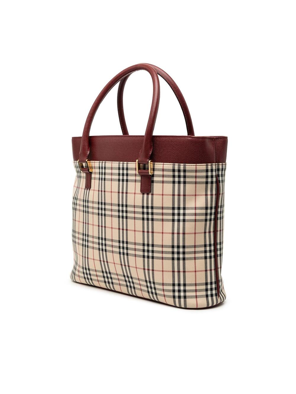 Burberry House Check Canvas Tote Pre- #315768B44B - Picture 2 of 6